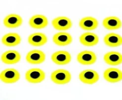 Funky Chartreuse Tape Eyes - Funky Fly Tying