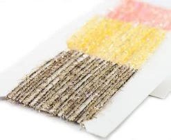 Funky 3D Micro Straggle UV & Gold Fritz - Funky Fly Tying