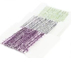 Funky 3D Micro Straggle UV & Silver Fritz - Funky Fly Tying