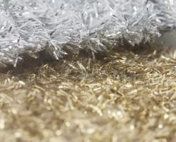 Funky Metallic Gold And Silver Fritz - Funky Fly Tying
