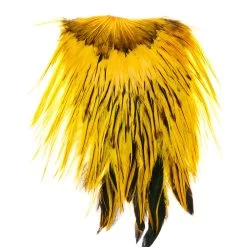 Funky Dyed Badger Saddle - Funky Fly Tying