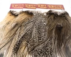 Whiting Coq De Leon Bronze Rooster Saddle - Funky Fly Tying