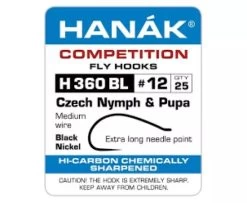 Hanak 360BL Caddis-Shrimp Hook - Funky Fly Tying
