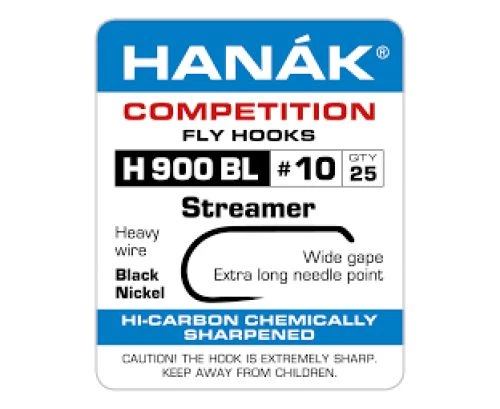 Hanak 900BL Streamer Hook - Funky Fly Tying