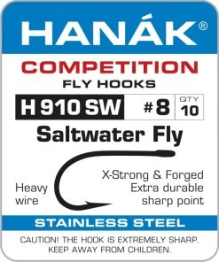 Hanak H910 Saltwater Hooks - Funky Fly Tying