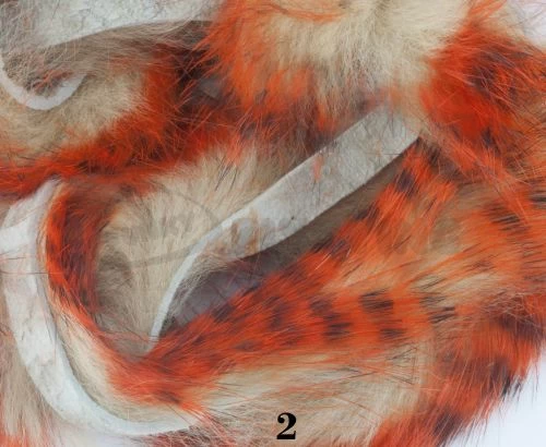 Hareline Tiger Barred Rabbit Zonker Strips - Funky Fly Tying - Image 5