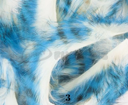 Hareline Tiger Barred Rabbit Zonker Strips - Funky Fly Tying - Image 7