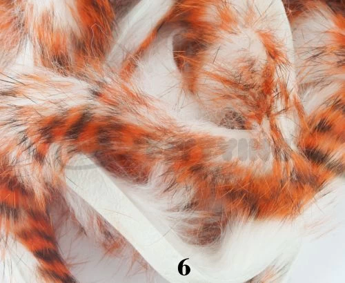 Hareline Tiger Barred Rabbit Zonker Strips - Funky Fly Tying - Image 13