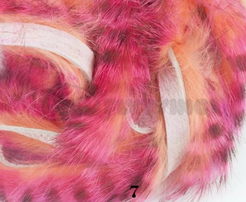 Hareline Tiger Barred Rabbit Zonker Strips - Funky Fly Tying - Image 15