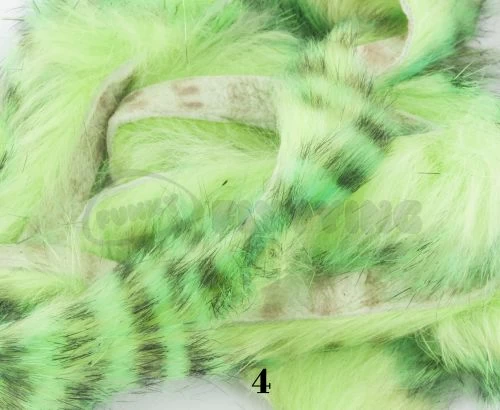 Hareline Tiger Barred Rabbit Zonker Strips - Funky Fly Tying - Image 9
