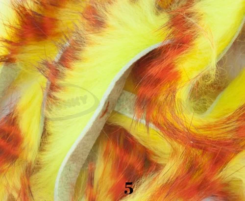 Hareline Tiger Barred Rabbit Zonker Strips - Funky Fly Tying - Image 11