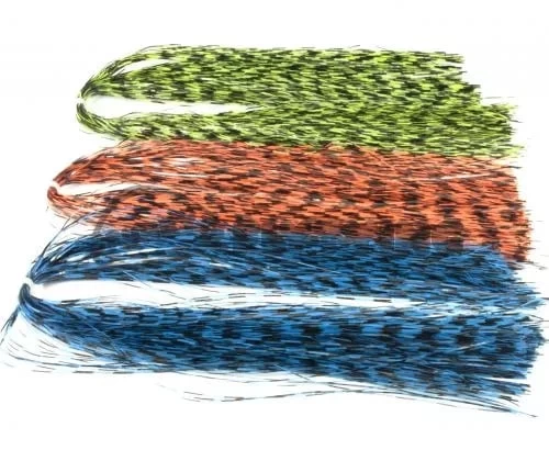 Hedron Magnum Black Barred Flashabou - Funky Fly Tying - Image 2