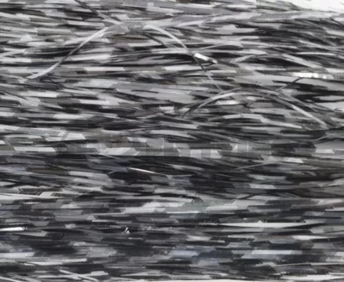 Hedron Magnum Black Barred Flashabou - Funky Fly Tying - Image 4