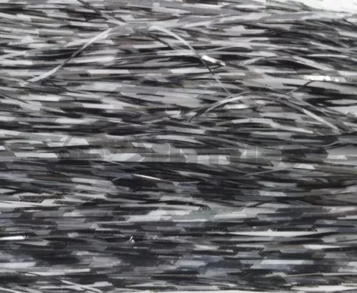 Hedron Magnum Black Barred Flashabou - Funky Fly Tying - Image 3