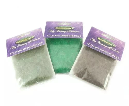Hemingway's Hare's Plus UV Dubbing Packets - Funky Fly Tying - Image 2