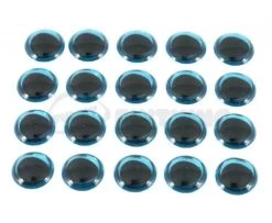 Funky Holographic Blue 3D Eyes - Funky Fly Tying