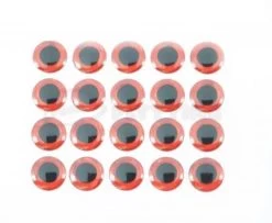 Funky Holographic Red 3D Eyes - Funky Fly Tying