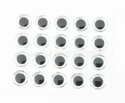 Funky Holographic Silver 3D Eyes - Funky Fly Tying