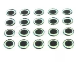 Funky Realistic Baitfish Tape Eyes - Funky Fly Tying