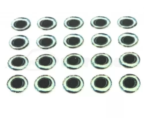 Funky Realistic Baitfish Tape Eyes - Funky Fly Tying