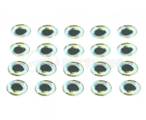 Funky Realistic Ghost Tape Eyes - Funky Fly Tying - Image 2