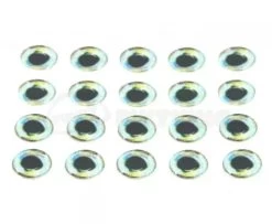 Funky Realistic Ghost Tape Eyes - Funky Fly Tying