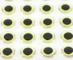Funky Shimmer Eyes Chartreuse - Funky Fly Tying