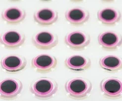 Funky Shimmer Eyes Hot Pink - Funky Fly Tying