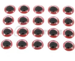 Funky Ultra 3D Holographic Pink Eyes - Funky Fly Tying