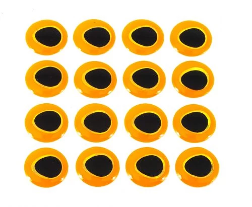 Funky Ultra 3D Hot Orange/Gold Eyes - Funky Fly Tying