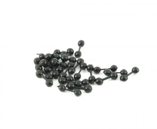 Wapsi Black Mono Eyes - Funky Fly Tying - Image 2