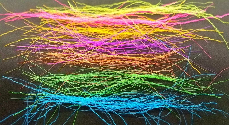 Hareline Electric Ripple Ice Fibre - Funky Fly Tying - Image 2