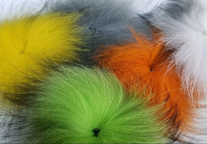 Arctic Fisherman Mutation Fox Fur Patch - Funky Fly Tying - Image 2